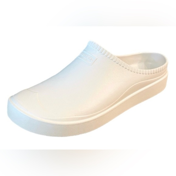 Hunter Womens In/Out Bloom Algae Foam Willow White Slip On Clogs Size 12 NIB - Picture 7 of 13